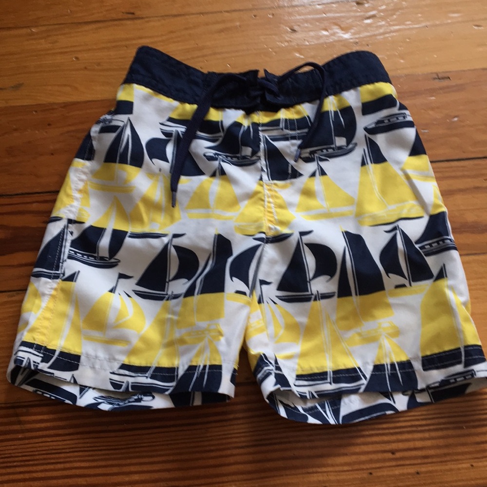 Janie and Jack - Sailboat Swim Trunks 18-24m